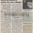 Martial JOMARD parle de son village - Journal (…)